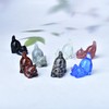DZJXBZhu Opal Cat Crystal Statue Healing Crystal Reiki Meditation Pocket