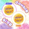 Qilery 250 Pcs Positive Affirmations Chips for Kids, 25 Motivational
