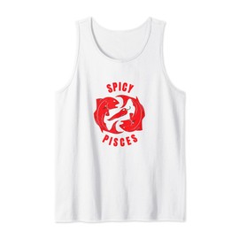 Star Sign Zodiac Gifts: Spicy Pisces Horoscope Birthday Tank Top