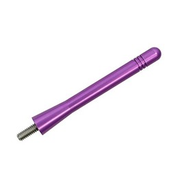 AntennaMastsRus - Made in USA - 4 Inch Purple Aluminum Antenna is Compatible with Jeep Wrangler JK - JL | Gladiator (2007-2024)