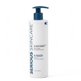 Serious Skincare - Lavado facial de retinol suave y exfoliante - Gel hidratante para la piel para limpiar la espuma - Aclarar poros - Elimina maquilla