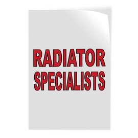 Door Decals Vertical Vinyl Stickers Multiple Sizes Radiator Specialists Auto Body Shop Car Repair Industrial Vinyl Luggage & Bumper Stickers for Cars Automotive 7x10Inches