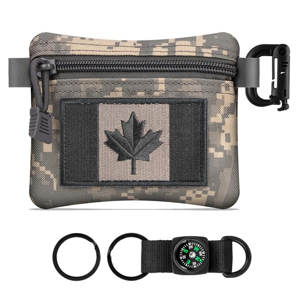 bvya Tactical EDC Compact Pouch Key Pocket Coin Purse ID