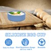 Sekonow 4 Pack Silicone Microwave Egg Cooker Poacher - Nonstick