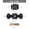2 Sets All Keyed Alike Entry Door Knobs and Single