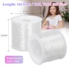 Tenn Well Stretchy Bracelet String, 328 Feet 0.8mm Clear Elastic