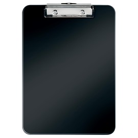 Leitz 39710095 A4 Clipboard, Rigid Plastic, WOW Range, Black