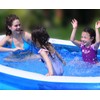 Inflatable Kiddie Swimming Pool,Outdoor Blow Up Rectangular Pool for Kids