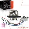 A-Premium HVAC Blower Motor Resistor with Wire Harness Kit Compatible