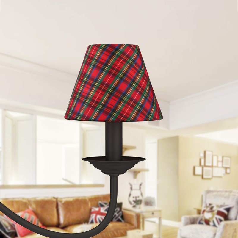Livex Lighting S328 Hardback Clip-On Chandelier Shade for Holiday Decor,