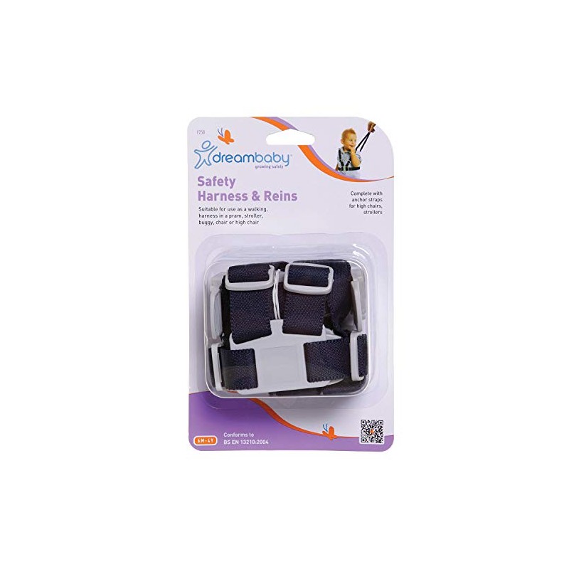 Dreambaby Safety Harness and Reins, Navy