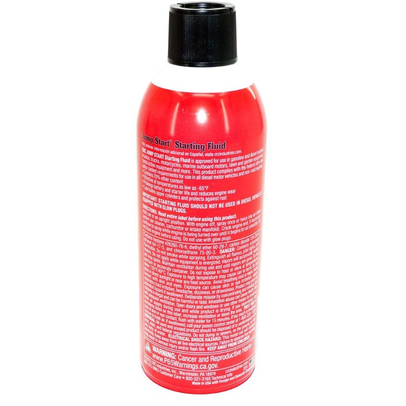 CRC 05671-12PK Starting Fluid with Lubricity, 11 fl. oz., Pack