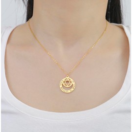 EUEAVAN Shema Israel Hebrew Prayer Blessing Necklace Hear O Israel Star of David Pendant Biblical Kabbalah Jewish Jewelry Religious Gift for Men Women (B-Hebrew Star of David)