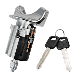 Lasancamila 924-730 Ignition Switch Lock Cylinder with Keys Replacement for Ford 1992-1995 E150/250/350,Ford1993-1996 F150/F250/F350/F53/F59 ǀ Lincoln 1993-1998 ǀ Mercury 1990-1995