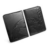 Tuff-Luv Napa Leather Passport Wallet Holder case cover - Black