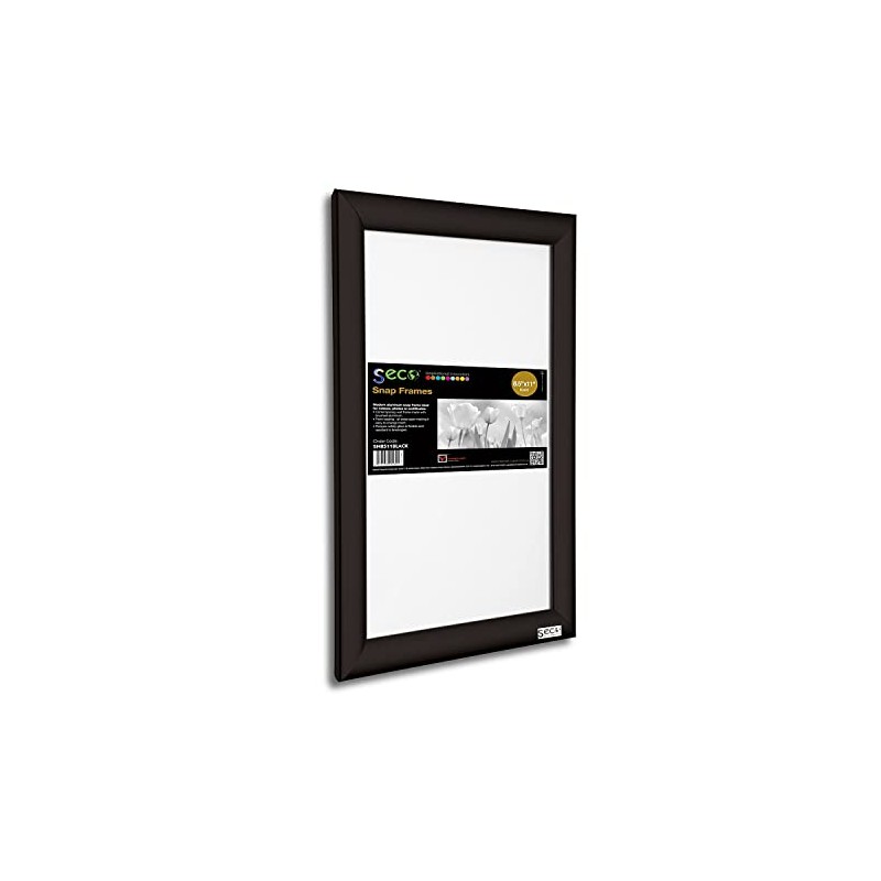 SECO Front Load Easy Open Snap Frame Poster/Picture Frame 8.5