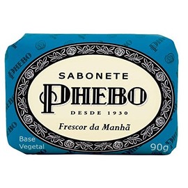 Linha Tradicional Phebo - Sabonete em Barra de Glicerina Frescor da Manha 90 Gr - (Phebo Classic Collection - Glycerin Bar Soap Morning Freshness 3.2 Oz)