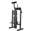 600LBS Multi-Function Weight Bench Set with Squat Rack for Full
