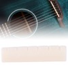 5Pcs Acoustic Wood Guitar Nut Ivory White Cow Bones Musical