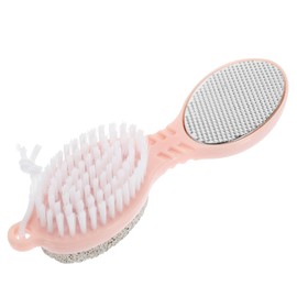 FRCOLOR Foot Scrubber Brush Set 1pcs Exfoliating Foot File Tool for Pedicure Multi-Functional Dead Skin Remover and Shower Use