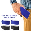 Pack of 8 Ski Fastening Straps, Adjustable Ski Straps for