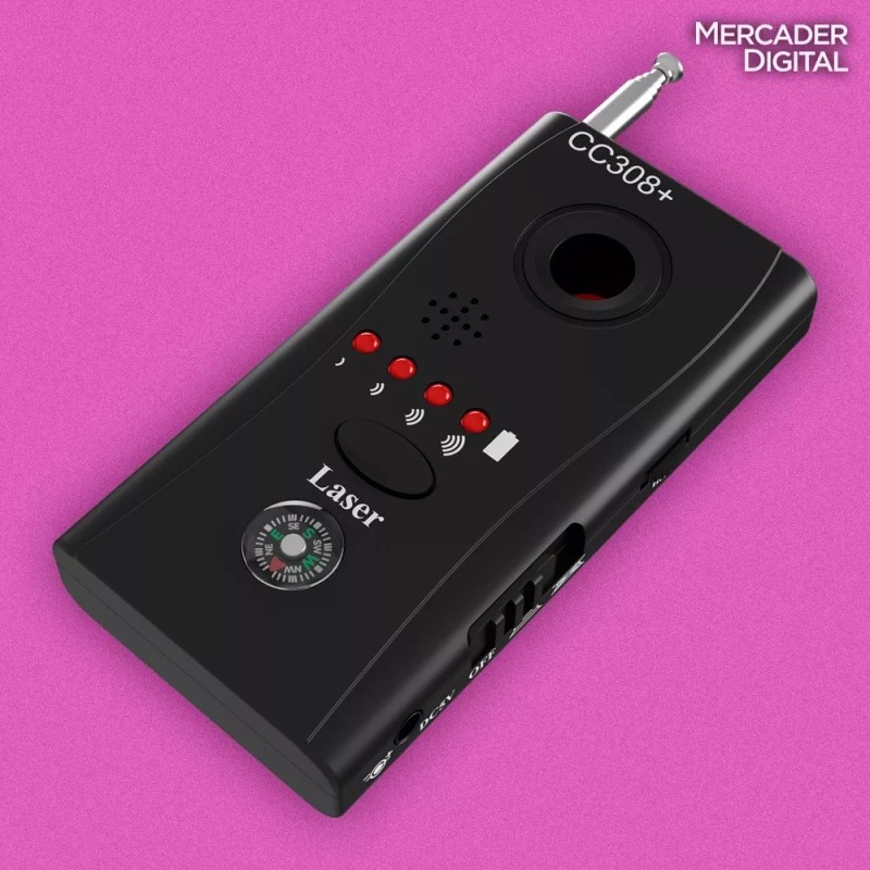 Mercader Digital Detector De Cámaras Ocultas Y Micrófonos + Envío