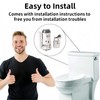 Banhey Dual Flush Valve Replacement Kit, 3-Inch Outlet with Hydrator,