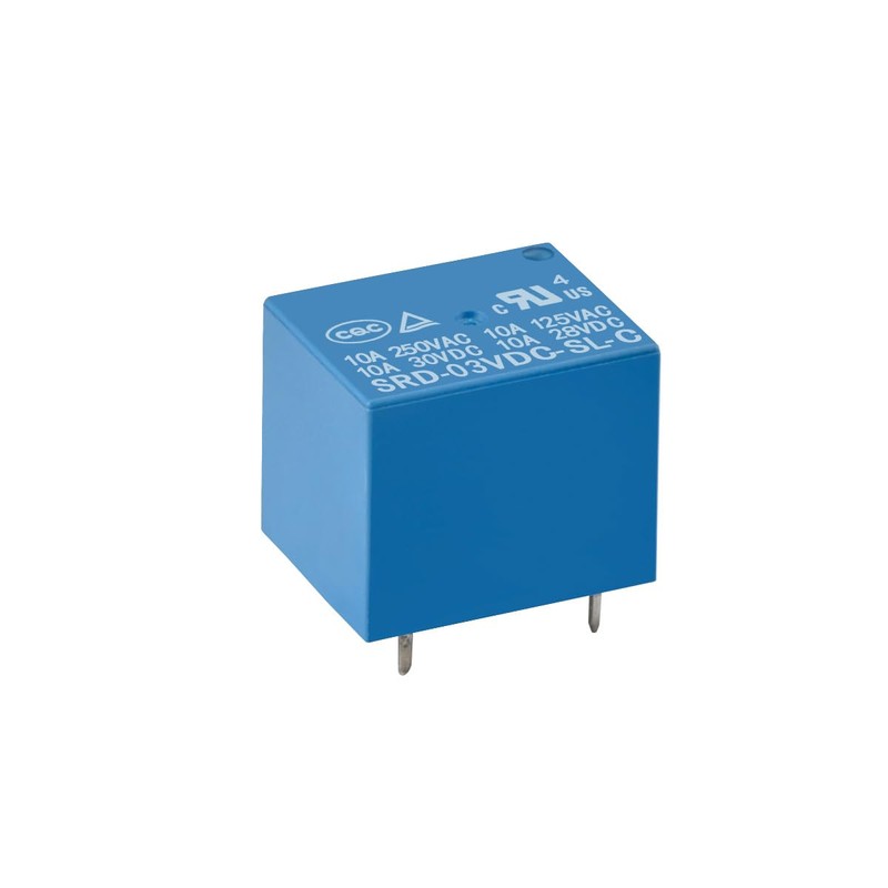Heschen PC Board Relay SRD-03VDC-SL-C DC 3V Coil SPDT 10A