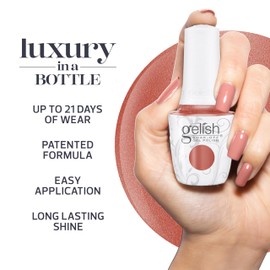 Gelish & Morgan Taylor Fall Collection Living Our Life Duo - 15mL Gel & 15mL Lacquer Combo, Long-Lasting, High-Shine, Easy Application, Chip-Resistant, Vibrant Color (Sunset My Heart On Fire)