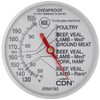 CDN Meat/Poultry Ovenproof Thermometer, 54 to 88 C