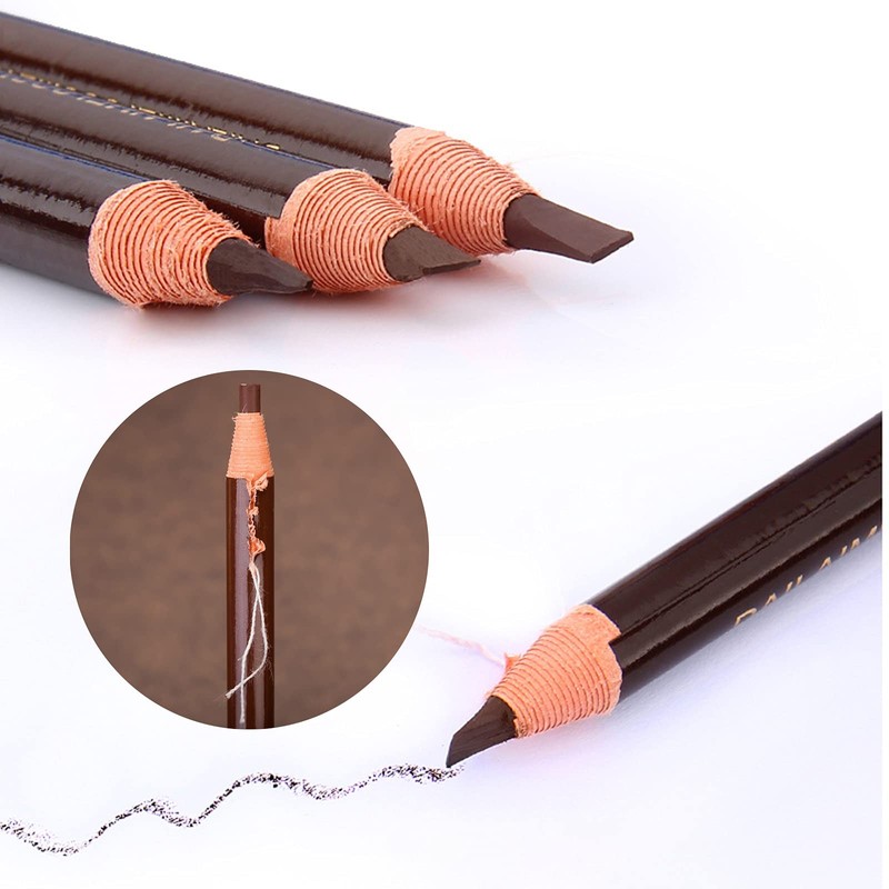 LSxia Waterproof Eye-Brows Pen-cil Set, Pull Cord Peel-off Eyebrow Pencil