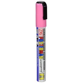 Zig Posterman Waterproof Marker - 6mm Chisel Point - Pink