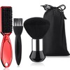 Patelai 3 Pieces Neck Duster Brush Barber Hair Blade Clipper