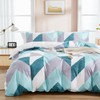 Bedbay Gray and Teal Comforter Set King Size Teal Bedding