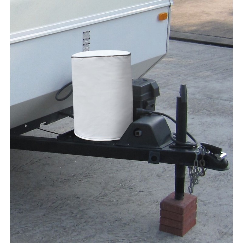 ADCO 2111 White RV Propane Tank Cover, Single 20