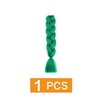 prinfantasy Braid Green Wigs Braided Dreadlocks Extensions Braid Crochet Hair