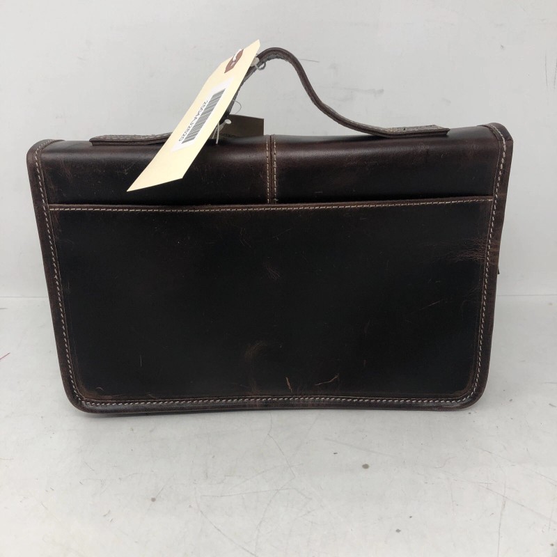 V Crafts Leather Bible Cover Book With Handle And Pocket-{11.5"L