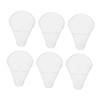 Healvian 6pcs Makeup Brush Cover for Fan Shaped Highlighter Brushes