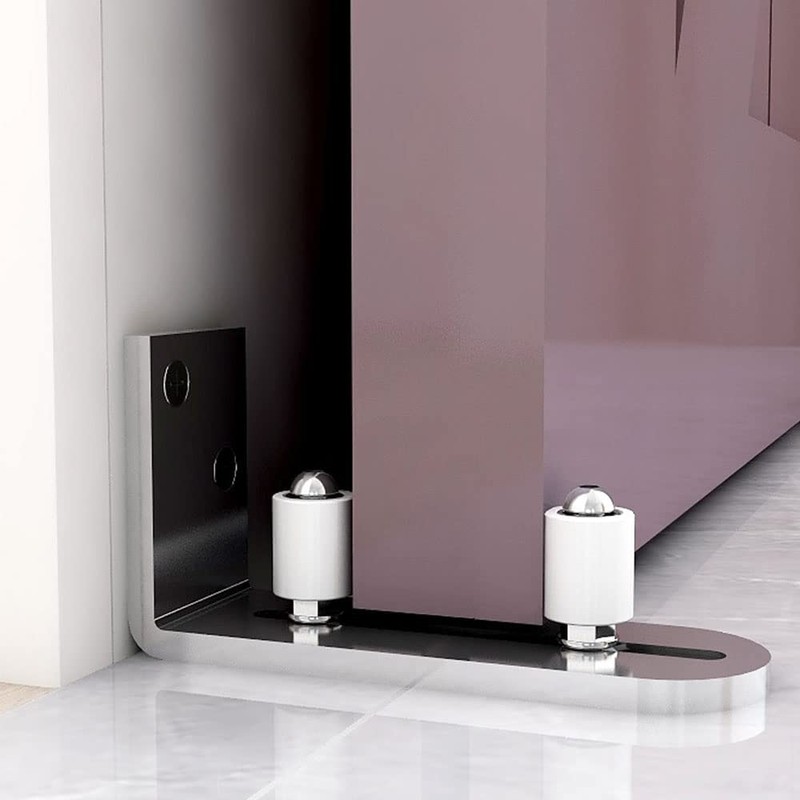 CCJH Stainless Steel Adjustable Lower Sliding Door Guide