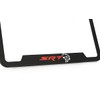 Dodge Challenger SRT Hellcat Plastic Black License Plate Frame Tag