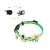 Sucrain 2 Pack St. Patrick's Day Cat Collar with Bow