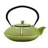 Cast Iron Teapot,SECHUDO Tea Kettle Coated with Enameled Interior for