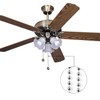 Tangyinrd 120 Inch Ceiling Fan Pull Chain, Beaded Pull Chains