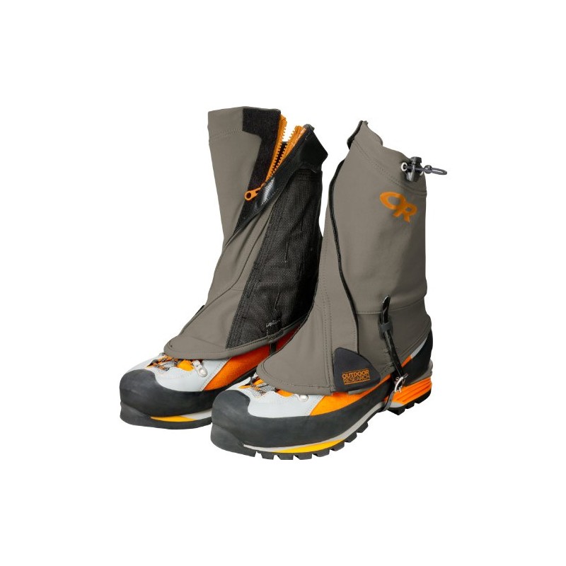 Outdoor Research Men's Endurance Gaiters, Pewter/Ember, Small/Medium