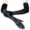 Long Satin Gloves Fashionable Stretch Long Evening Opera Satin Gloves