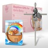 Imerance Baptism Gifts for Girl-Baby Wall Cross for Christening Gifts