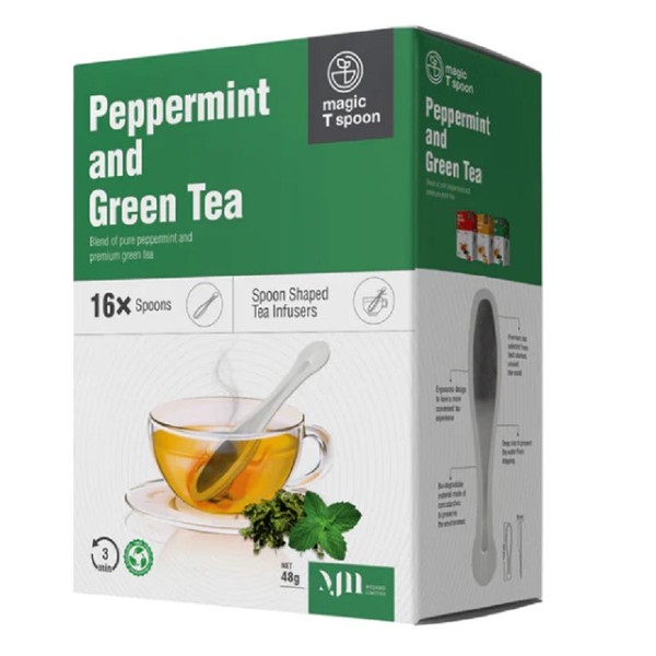 MagicT Infuser Spoon - Peppermint and Green Tea