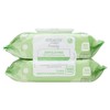 Equate Exfoliating Wet Cleansing Makeup Remover Facial Wipe, Twin Pack,