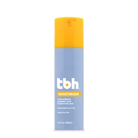 TBH Kids Oil Free Face Moisturizer for Girls and Boys - Vitamin C, Peptides, and Hyaluronic Acid - Natural Ingredients, Made for Tweens - Sulfate, Paraben Free - 3.3 oz