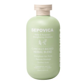 Nettle & Rosemary Shampoo for Hair Growth and Thinning Hair - Reduces Hair Loss, Controls Oil with Botanical Complex (Fo-Ti, Ginger) | Volumizing Shampoo for Scalp Health | Paraben Free, 6.76 Fl Oz